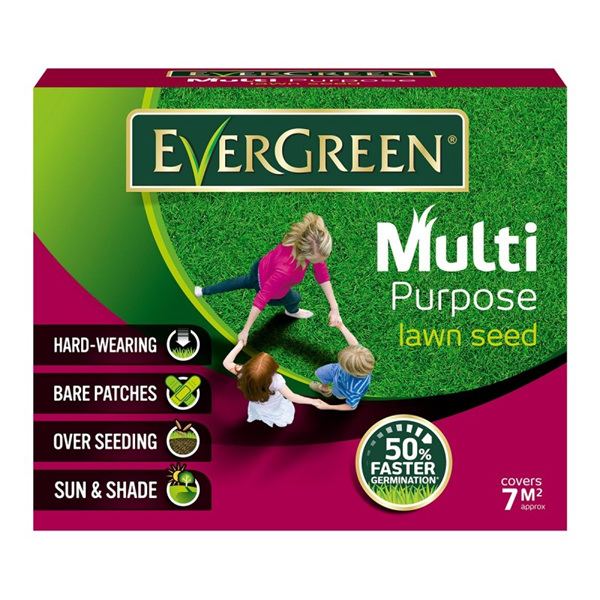 Grass Seed Evergreen Multi Purpose 210g | Waterperry Gardens